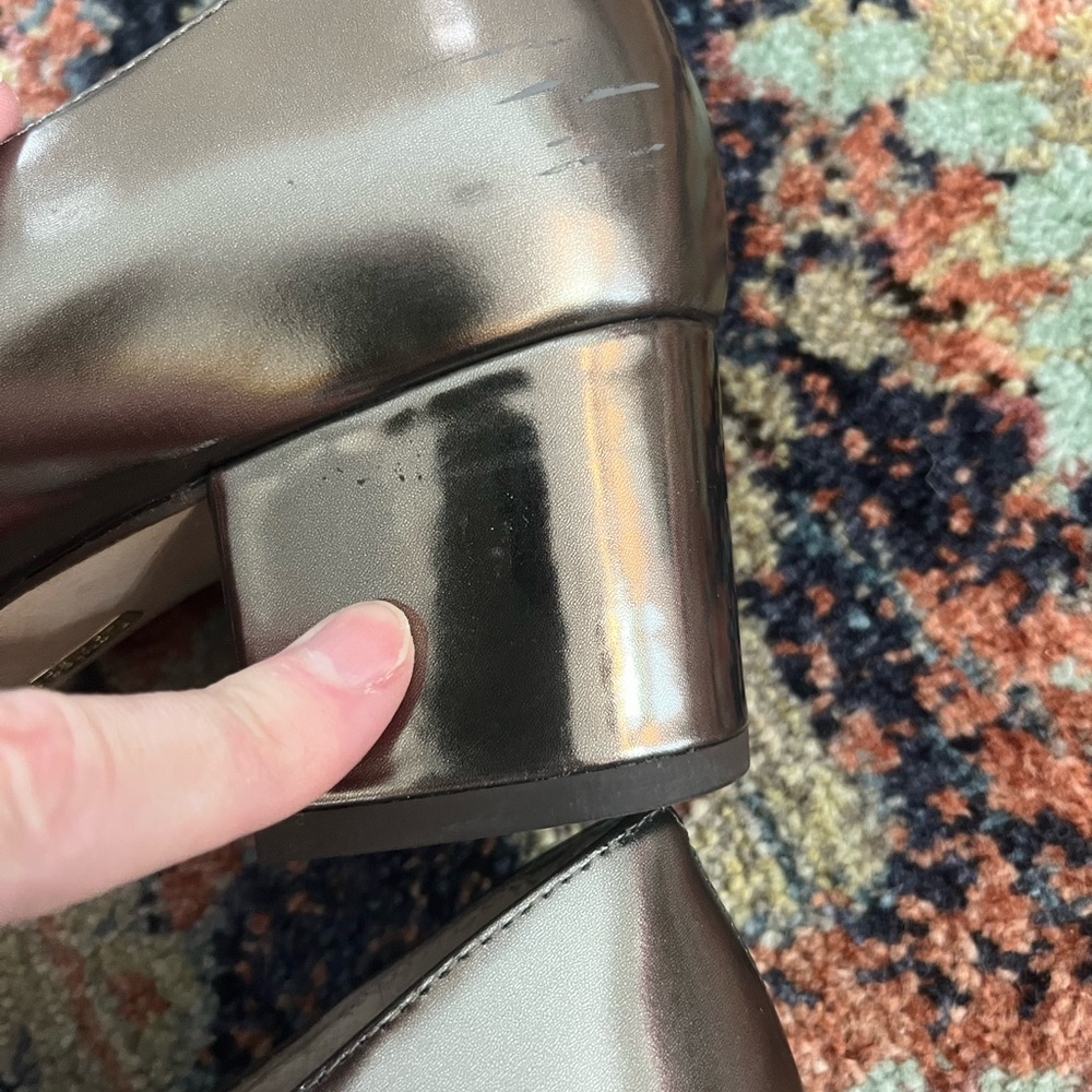 Louise et Cie Iron (Metallic) Korrie Mary Janes 8.5 - Picture 11 of 13